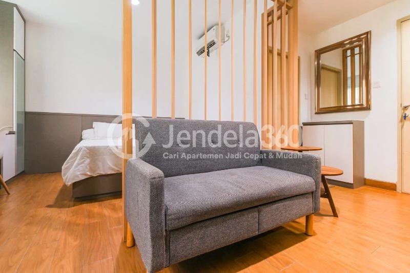 Living Room Menteng Square Apartment 1BR View City