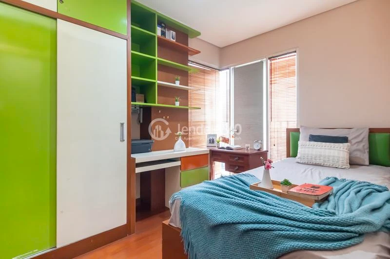Bedroom 3 3BR Apartment with City View at Permata Hijau Residence