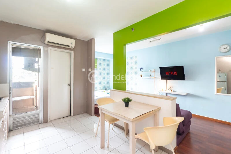 Living Room Studio Kalibata City Apartment at Low Floor