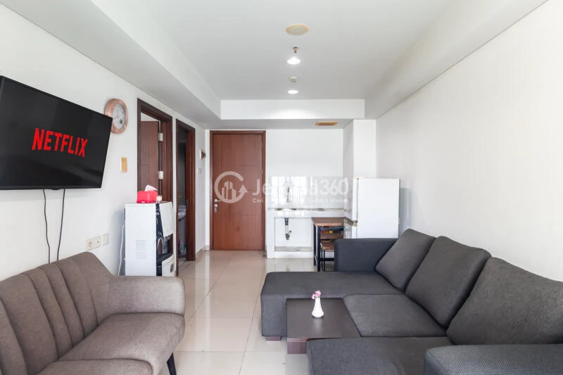 Living Room 2BR Springhill Terrace Residence Apartment at Low Floor