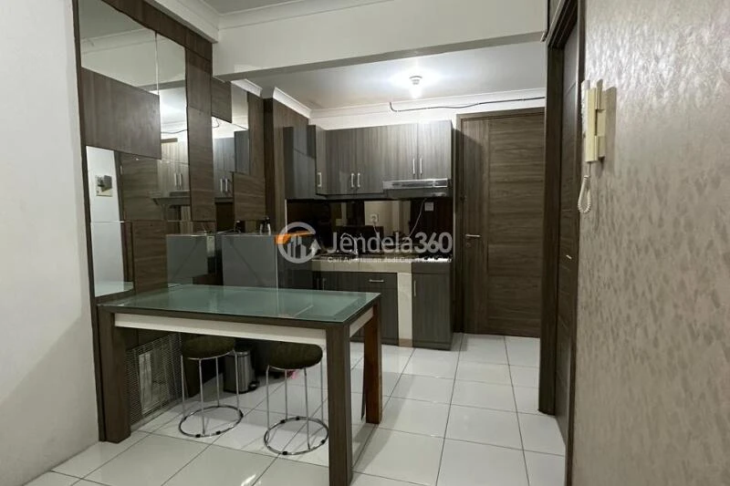 Kitchen 1BR Apartment with City View at Signature Park Apartment